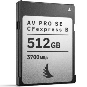 Angelbird AV PRO SE CFexpress v4 Type B Memory Card 512GB,Read:3700 MB/s Write:1100MB/s
