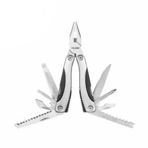 Tolsen Plier 102x46x23mm Compact Multi Purpose Grip and Wire Handling Hand Tool for Holding Bending Adjustment Assembly and Precision Workshop and Tool Bench Applications
