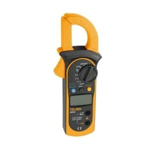 Digital Clamp Meter 1999 Count LCD Display for AC Current, Voltage and Resistance Measurement, Handheld Electrical Testing Tool with Clamp Jaw for Maintenance, Troubleshooting And Workshop