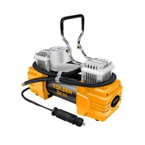 TOLSEN Power Inflator, 65516, Compact Electric Design, Portable Structure, Easy Operation Controls, Durable Construction, Suitable for Tyre Inflation Bicycle Air Filling and General Use