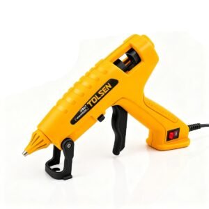 Tolsen Industrial Glue Gun Hot Melt Adhesive Tool for Bonding Repair Craft Assembly and Installation Work with Comfortable Grip for Workshop DIY and Professional Applications