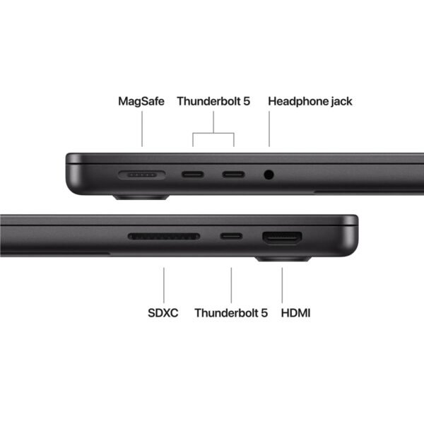 MacBook Pro 14 in M5 Max Space Black PDP Image Position 7 en AE