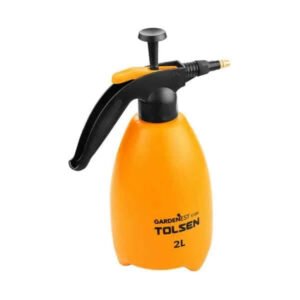 Tolsen 2L Hand Garden Pump Sprayer | Compact Pressure Sprayer with Adjustable Brass Nozzle, 2.0 Bar Capacity for Gardening, Plants, Cleaning & Pest Control